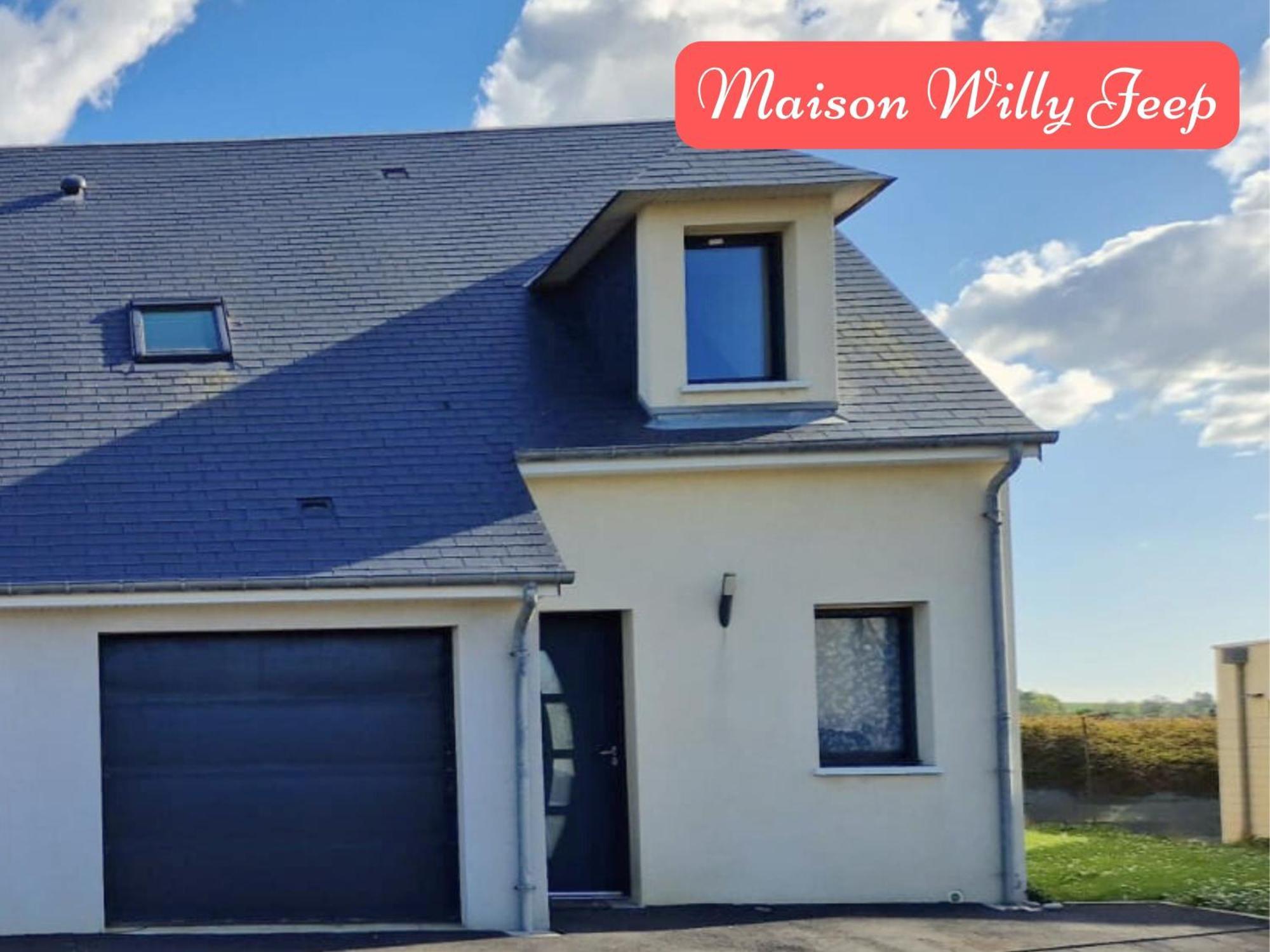Sherman & Willy Jeep - 2 Maisons De Vacances, 4min A Pied De La - Parking Prive - Wifi Gratuit - Terrasse - Calme Saint-Come-de-Fresne